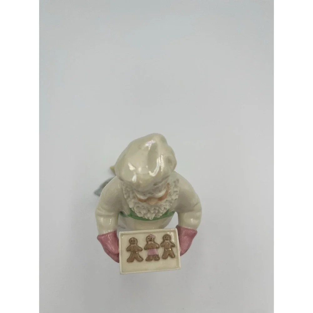 Lenox Cookies With Santa Claus Baking Cookies Figure Christmas Baker Gingerbread